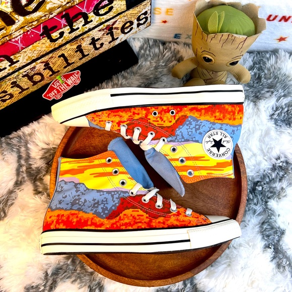 CONVERSE CTAS HI MAGMA ORANGE - Picture 3 of 11